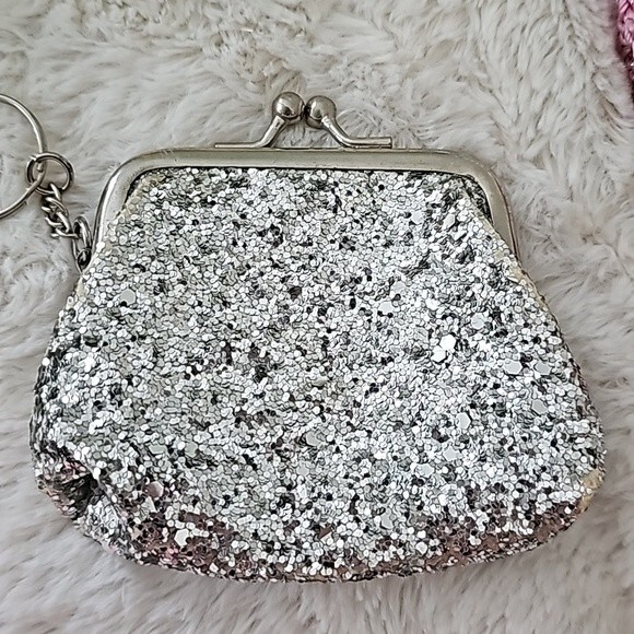 3 Piece: Yellow Purse, Pink Purse, and Silver Chain Purse. Prefect for Girls - Picture 6 of 6